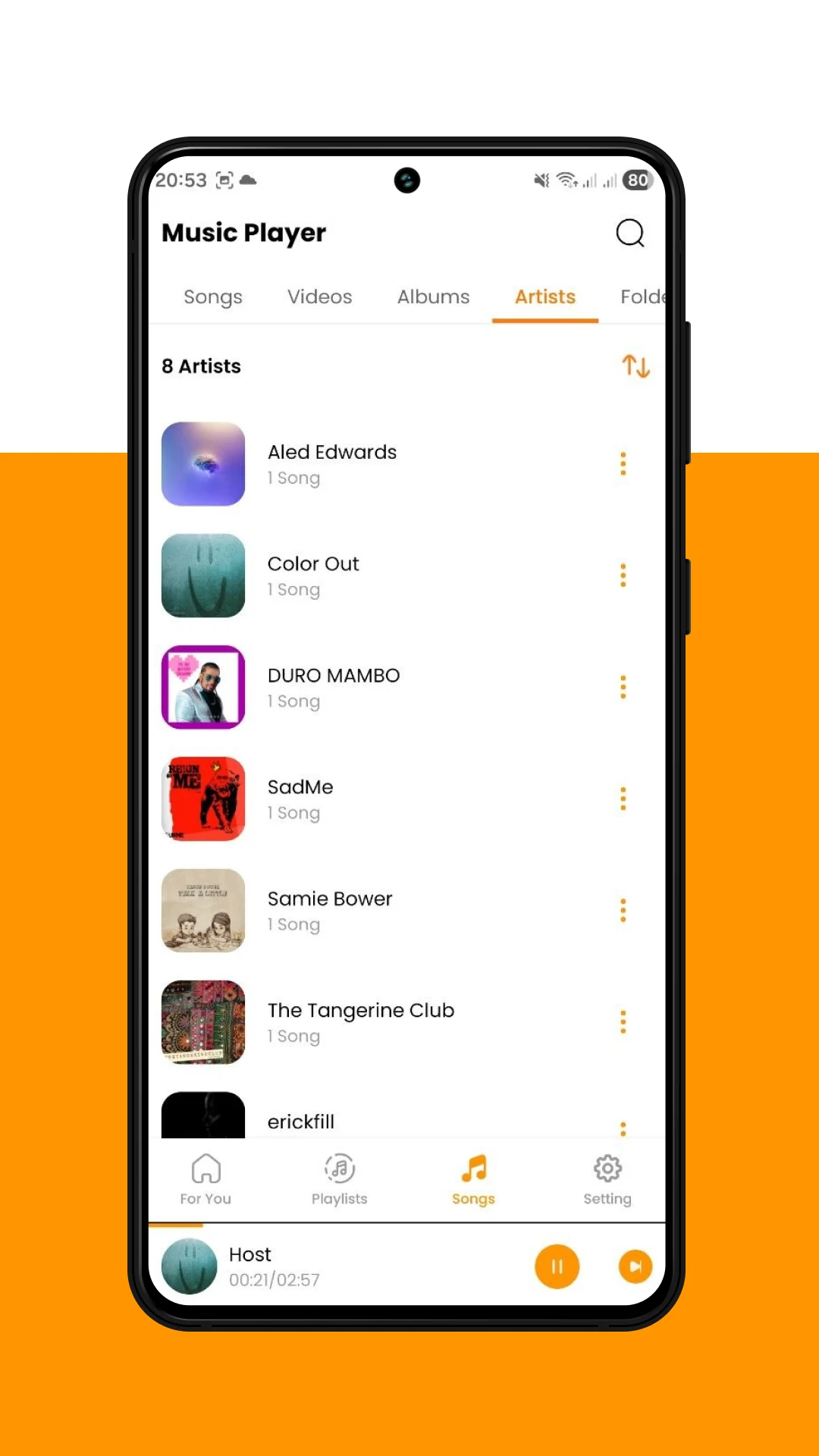 Flacbox: Hi-Res Music Player screenshot